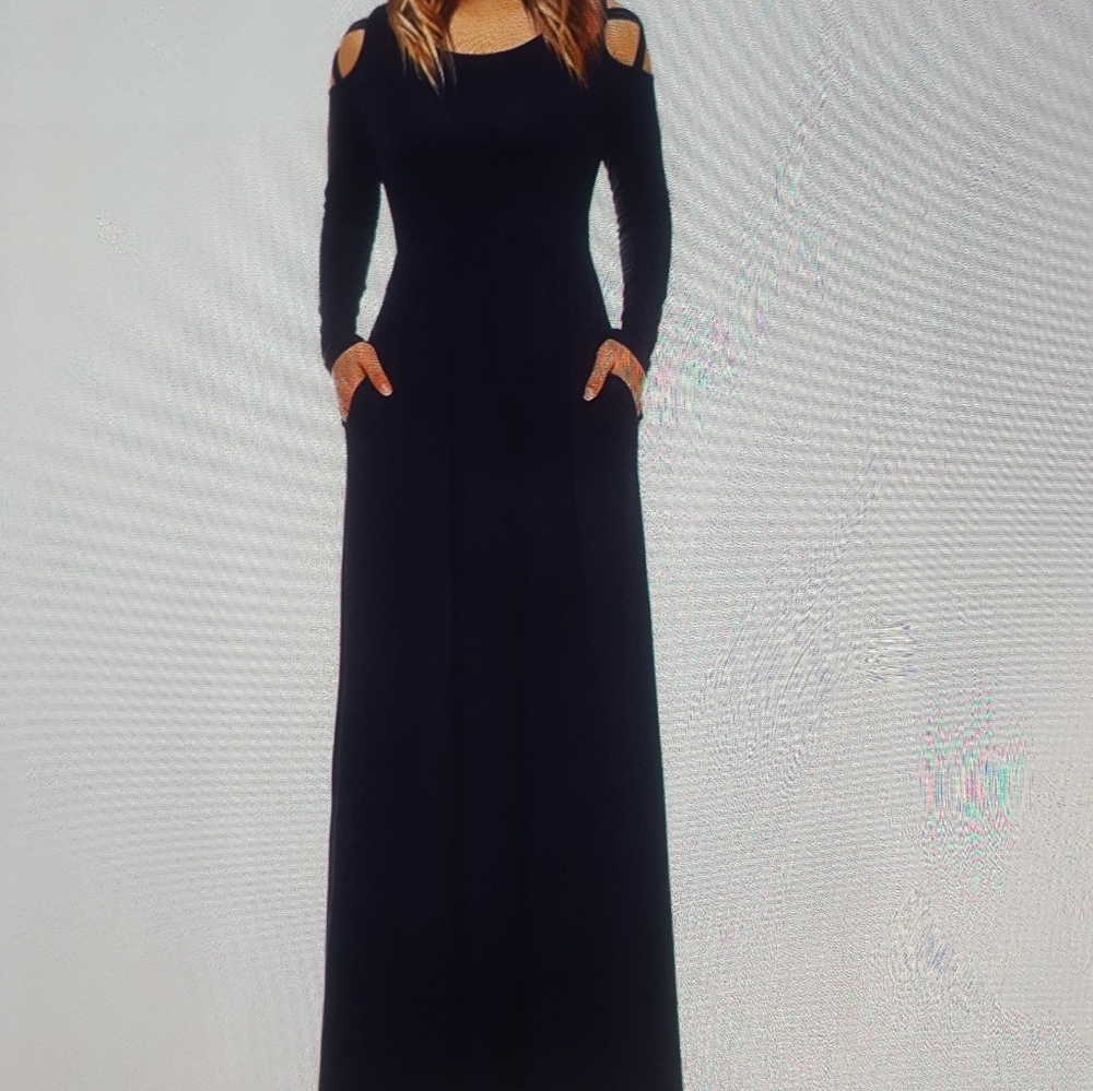 Cold shoulder Maxi Dress